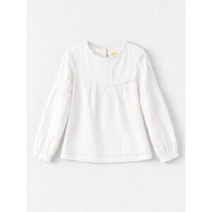 Boden Girls Lace Top Size 9 10 Years Cottage Fairy Coquette White